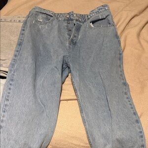 Meshki Light Blue Relaxed Men's Jeans